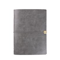 A5 Leather Binder Notebook Diary Notebook Diary Replaceable Paper brown