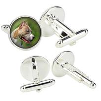 Pit Bull, American Pit Bull Terrier, Pitbull Terrier, APBT - cufflinks in a box, handmade jewelry, product of the Art-Dog brand sidabras