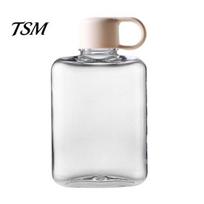 Portable Flat Flask Cup Tritan Water Bottle, Lightweight Slim Design, Large Compact Bottle for Hiking Capacity Leakproof Kettle, Outdoor Travel 360ml