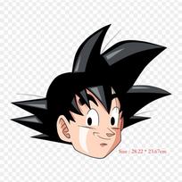 Pleistrai Drabužiams Krepšiui Užlyginami Terminiai Lipdukai Goku Veidas Goku Gohan Raštas Plaunamas Terminis Pernešimas gray