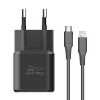35 W USB C įkroviklis – SWISSTEN – itin greitas – kompaktiškas – 1,2 m žaibo laidas – juodas