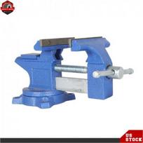 4-1/2 Inch Heavy Bench Vise with Anvil Swivel Locking Base Table top Clamp