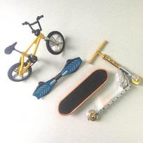 Pirštukinis riedlentė Dviračiai Technika Du ratai Mini paspirtukas Piršto galiukas Bmx Dviračio rinkinys Pirštukinė lenta Batai Lenta Žaislai Berniukų Gimtadienio Dovanos gray