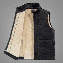Liemenė Vyriška ėriuko kašmyro liemenė vyriška pliušinė šilta liemenė, medvilnė, skirta kasdieniam drabužiui XXXXL beige