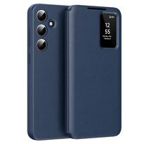 Samsung Galaxy S24 FE Smart View Wallet Flip Case, Navy Blue