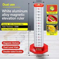 Aluminum Alloy Tile Leveling Tool High Precision Positioning Ruler Height Gauge  Floor Construction Dual use