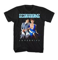 Lovedrive Scorpions Trumpomis Rankovėmis Juodi Marškinėliai Dovana Vyrams Moterims Juokingi Juodi 130 gray