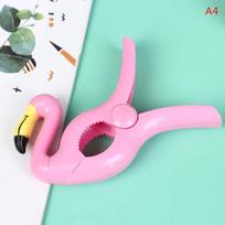Plastikiniai paplūdimio rankšluosčių segtukai gultams, gultams nuo saulės, gyvūnų dekoratyviniai drabužių segtukai pink