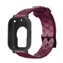 Apsauginis dėklas+Silikoninis dirželis skirtas Xiaomi Redmi Watch 5 Active/5 Lite Kritimui atsparus dangtelis Ekrano minkštas apvalkalas Kvėpuojantis sportinis dirželis for redmi 5 active black