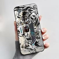 Phone Case For Asus ROG Phone 6 5G Soft Silicone Black Case Elegant Style Cartoon Pattern Snow Mountain Casing Asus ROG Phone 6 5G gray