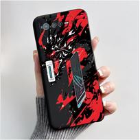 Phone Case For Asus ROG Phone 6 5G Soft Silicone Black Case Elegant Style Cartoon Pattern Snow Mountain Casing Asus ROG Phone 6 5G black