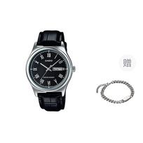 CASIO Men Black Watch MTP-V006L-1B- Black gray