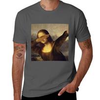 Mona Lisa Dabbing Dab The Original Tshirt T Shirt Unisex Cotton T Shirts For Unisex Graphic Funny Tshirt XL black