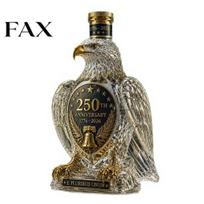Elegant Wine Storage Container Eagle Whiskey Glass Decanter, 350ml 250th Anniversary Shaped Bottle Decorative Liquor Decanter for Bourbon, Unique Bar A gray