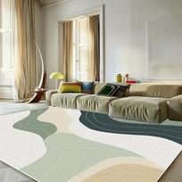 Modernus žalias minimalistinis kilimas svetainei 200x300 didelio ploto kilimai Dekoracija miegamajam minkšti elastingi lauko grindų kilimėliai plaunami 140*200cm