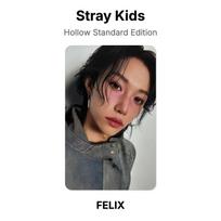 Stray Kids Hollow Standard Edition Official Photocard FELIX black
