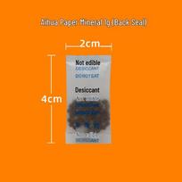 Silicone Desiccant Packets for Food, Clothing, Shoes, Hats, Tea, Hardware - Anti-Mold & Moisture-Proof Ai Hua Paper Mineral 1g (Bilingual) gray