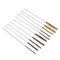 Stainless Steel Cylinder Wire Tube Pipe Cleaning Brush Thread For-Polish Clean# white