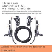 XOD H800/H880 Elektrinio paspirtuko hidraulinis diskinis stabdys KUKirin G2 MAX G2 Master ir kitiems modeliams Elektrinio paspirtuko stabdys H880-H800 black