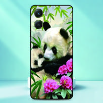 Panda Cute Phone Case For Motorola Moto G06 4G Coque TPU Black Back Cover For Moto G06 Power Soft Silicone Protective Fundas Moto G06 4G black