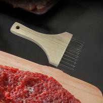 Meat Tenderizer Manual Practical Sturdy Kitchen Tool Portable Softener Pounder for Steak Veal balta