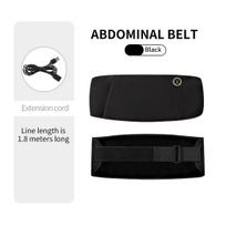 USB Heated Uterine Belt 3 Modes for Period Pain Relief Women Menstrual Cramp Care Massager Compress UK-Plug black