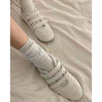 ~ Retro women's Velcro ballet single shoes round head casual sports little white shoes women's single shoes 40