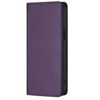 TCL 501/502 4G/5G Magnetic Flip Phone Case: Stylish, Simple, Anti-Drop, Stand & Card Slot. TCL 30 SE/30E/306/305/Aqous V6/V6 Pl violetinė