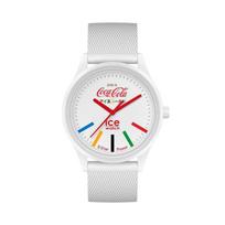 COCA-COLA & ICE-WATCH Team White Medium 019619 Watch - Solar White/Team white