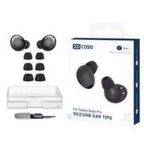 XDcase 3 poros atsarginių silikoninių ausų antgalių rinkinys, S/M/L dydžiai, valymo šepetėlio spalva atsitiktinė For Galaxy Buds Pro / R190 juoda