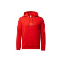 Reebok X Kung Fu Panda Letter Print Hooded Sweatshirt Men Sweatshirt Red H18402 XL red