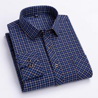 Nauji medvilniniai flaneliniai marškiniai vyrams ilgomis rankovėmis, minkšti, įprasto kirpimo, šukuoti, su viena kišene, patogūs, kasdieniai, madingi languoti marškiniai Asian Size 43 gray