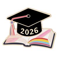 2026 Baigimo Atminimo Sagės Bakalauro Kepuraitė Knygos Ženkliukas Madinga Personalizuota Dovana Baigimo Šventei Studentams Mokytojams