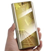 Skaidrus veidrodinis apverčiamas dėklas, skirtas Samsung Galaxy A54 A53 A14 A04S S21 S22 S23 Ultra Plus Xiaomi Redmi Note 11 iPhone 14 13 12 Pro Max odinis dangtelis For Samsung Galaxy A32 5G auksas