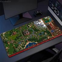 Heroes of Might and Magic 3 Mousepad Pc Gamer Computer Keyboard Carpet Rubber Laptop Desk Mat LOL CS GO Dywan Cute Mouse Pad xxl 30cmx60cm(11.8x23.6inch) black