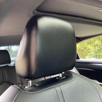 Nauja Priekinės Sėdynės Automobilio Galvos Atramos Dangtelis PU Oda Vandeniui Atsparus Elastingas Automobilio Pagalvės Užvalkalas Universalios Galvos Atramos Dulkių Dangtelis Automobilio juoda