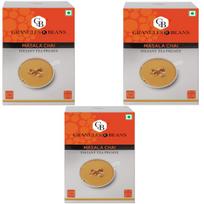 Granules n Beans Masala Chai Instant Tea Premix - (10 Sachet x 14g = 140g) (Pack of 3) white