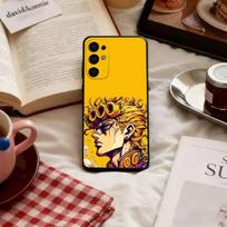 JoJo Bizarre Adventure Phone Case For Samsung S25,S24,S21,S22,S23,S30,Ultra,S20,Plus,Fe,Lite,Note,10,Soft Black Cover Samsung S25ULTRA yellow