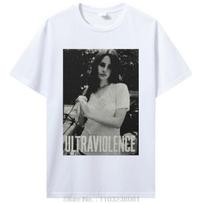 Lana Del Rey Ultraviolence Marškinėliai Sniego Marškinėliai Japoniški Juokingi Gotikiniai Marškinėliai Vyrams Harajuku Estetiniai Medvilniniai Viršutiniai Marškinėliai XS juoda