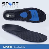 Silikoniniai sportiniai vidpadžiai Ortopediniai minkšti elastingi sportbačiai vidpadžiai vyrų moterų bėgimui kvėpuojantys amortizaciniai batų padai 45-46 juoda