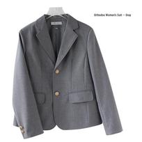 Autentiškas japoniškas JK kostiumas - Unisex pradinės mokyklos uniformos švarkas 4X Large gray