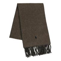 Polo Ralph Lauren Pony Embroidery Wool Scarf Unisex Couple Style Dark Brown PC0455 395 ruda