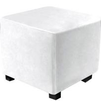 Ottomanų uždangalas Elastingas aksominis pufų uždangalas 360 laipsnių apsauga Sofa kojų atrama Užvalkalas svetainei Visapusiškas kvadratinis Small