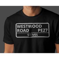 Westwood Road Pe27 T Shirt St Ives Town Ground Stadium Unisex Organic 4XL gray
