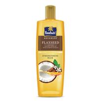 Parachute Advansed Flaxseed Enriched Coconut Hair Oil For Stronger, Smoother Hair | Up To 10X Less Breakage| 2X Softer Hair | Deep Nourishment With J yellow