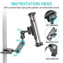 Phone Holder Tablet Stand Car Air Vent Universal Holder Mount For Stationary Bike/Golf Cart/Music Stand/Wheelchair/Stroller one size gray