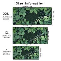 Houseplants Mouse Pad Large Computer Office Game Table Mat Rubber AntiSlip Stitched Edge Keyboard Mats 90x40 Xxl Desk Pads 800x300x2mm black
