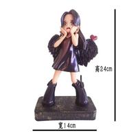 Anime One Piece Figure Boa Hancock Sexy Seraphim Black Hancock Statue 23cm PVC statue Collection Model Toys For Children Gifts 23cm opp bag black