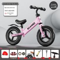 Vaikiškas 2-in-1 balansinis dviratukas: Dviraštis be pedalų ir vaikščiojimo žaislas 1–6 metų amžiaus vaikams