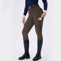 Professional Horse Riding Pants Silicone Anti-slip Quick-dry Tight-fitting Cycling Sports Pants for Equestrian Exams XL black